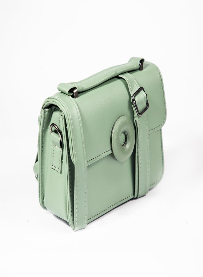Heartbeat Crossbody Sling Bag for Women | Stylish crossbody sling bag for girls/women (Emreld Green) - Image 2
